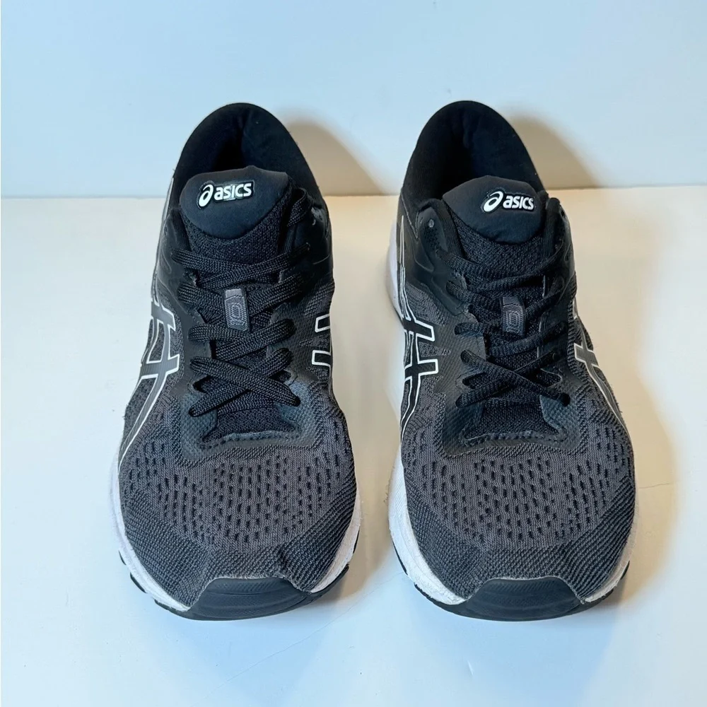 ASICS Men's GT-1000 10 Running Shoes Black/White Size 12 US